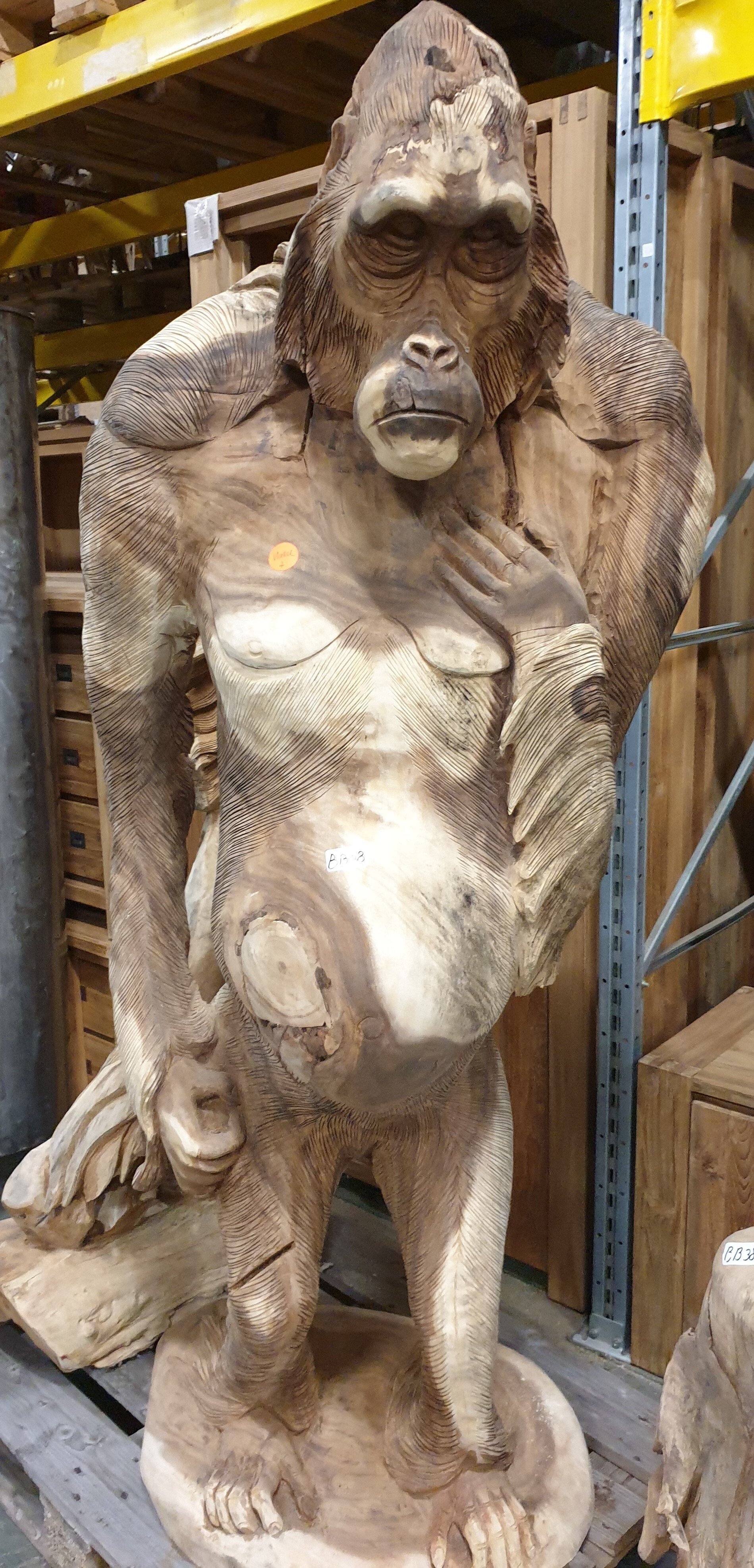 absolutes Unikat , Holzfigur aus Suar Holz