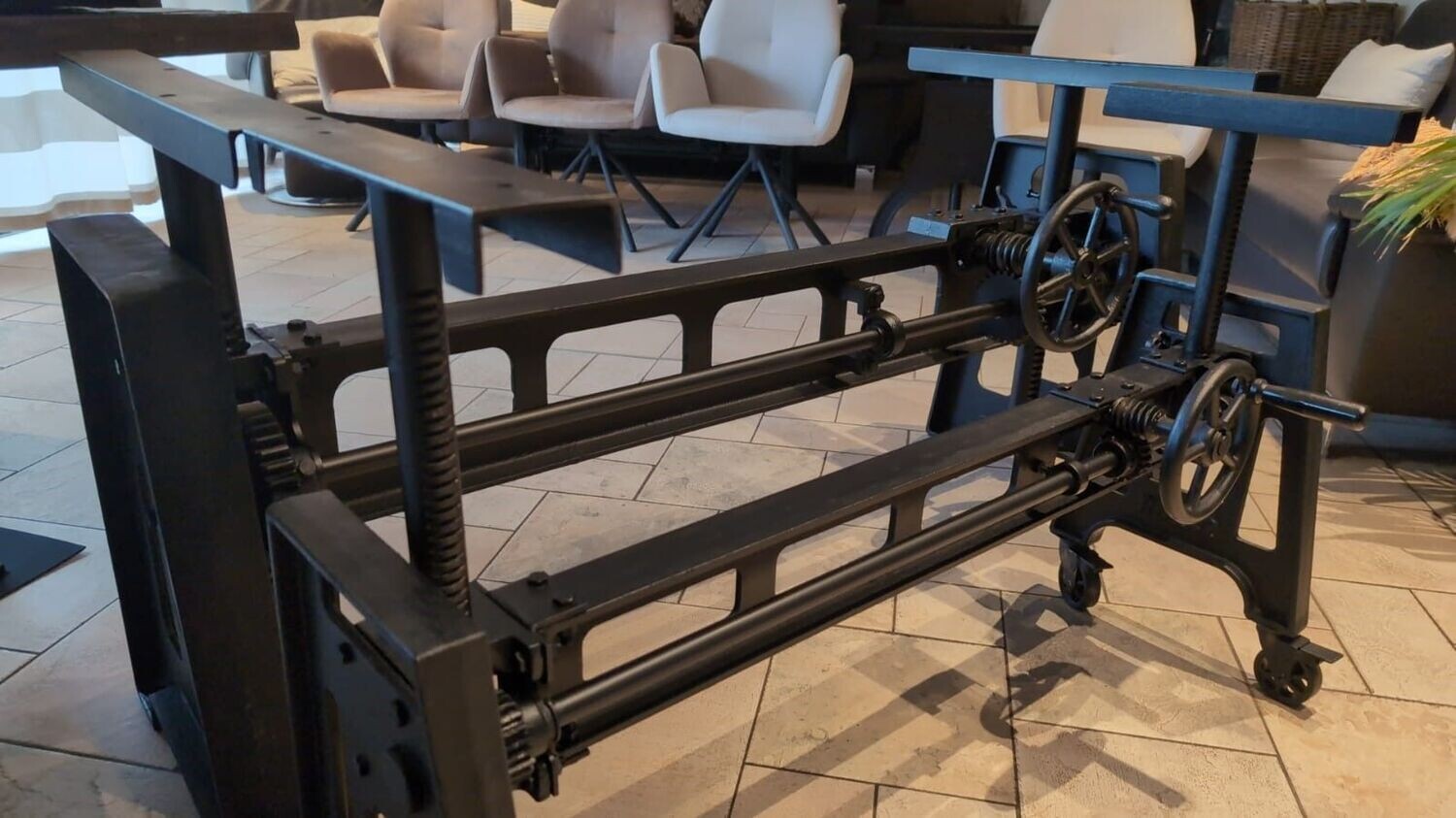 GUSS Tischgestell Set im Industriedesign „Paris“und "Barcelona"