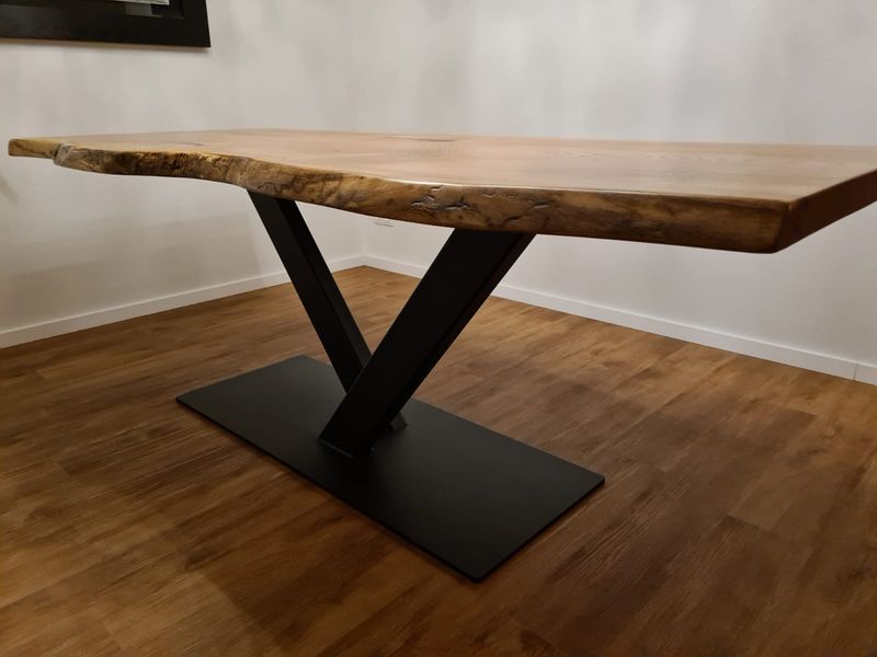QUALITÄTS Produkt Tischgestell Modell "V" Groß 120 x 48 cm