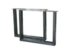 QUALITÄTS Produkt 1 SET Tischuntergestell " U " 10x5 cm " Stahl