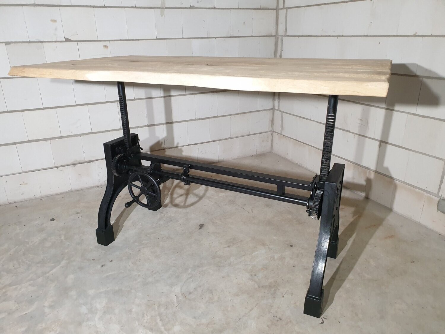 "LIMITED EDITION" Gusseisen Tischuntergestell im Industriedesign „Madrid“ " EXTRA HOCH "