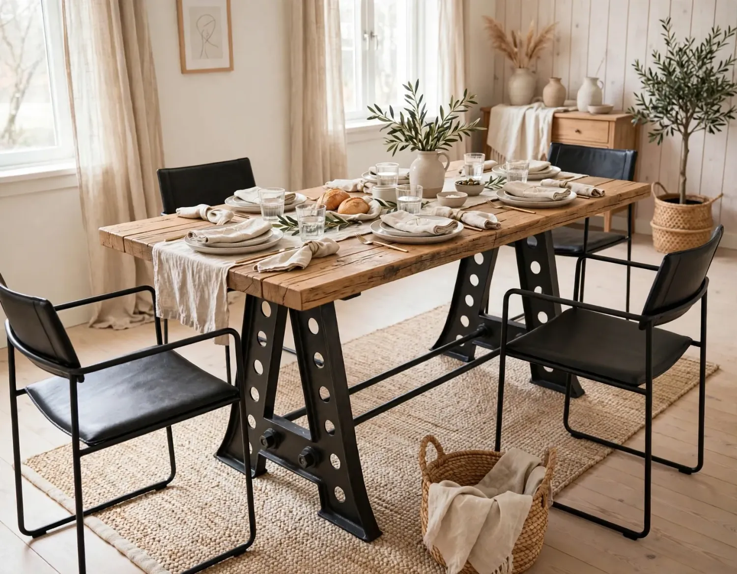 GUSS Tischuntergestell im Industrie Design „Cordoba“