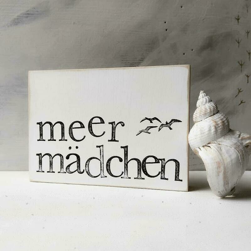 Schild Meermädchen