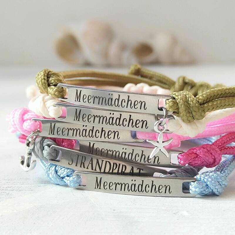 Glücksarmband Meermädchen