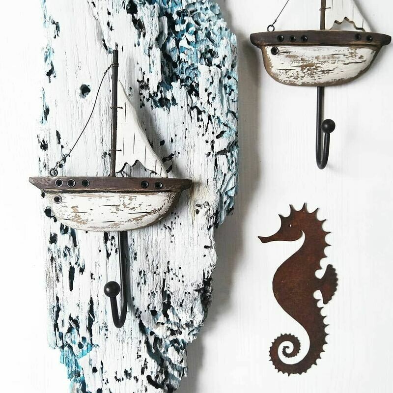 2er Set Segelschiffhaken