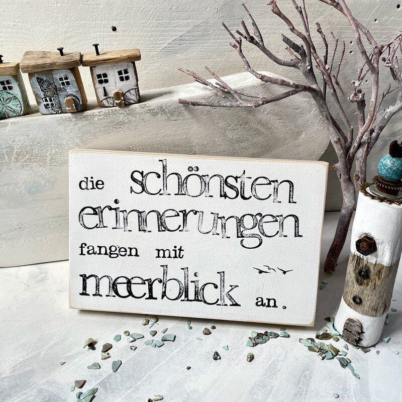 Schild "Meerblick"