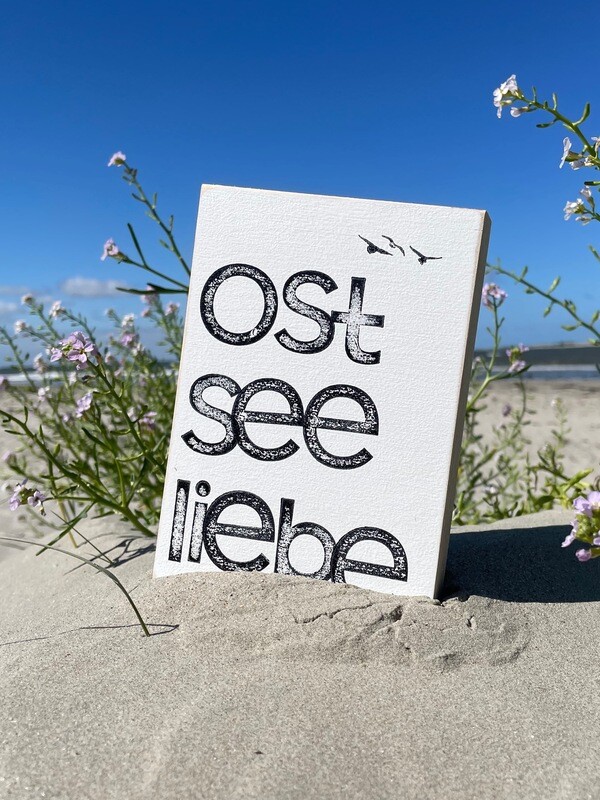 Schild "Ostseeliebe"