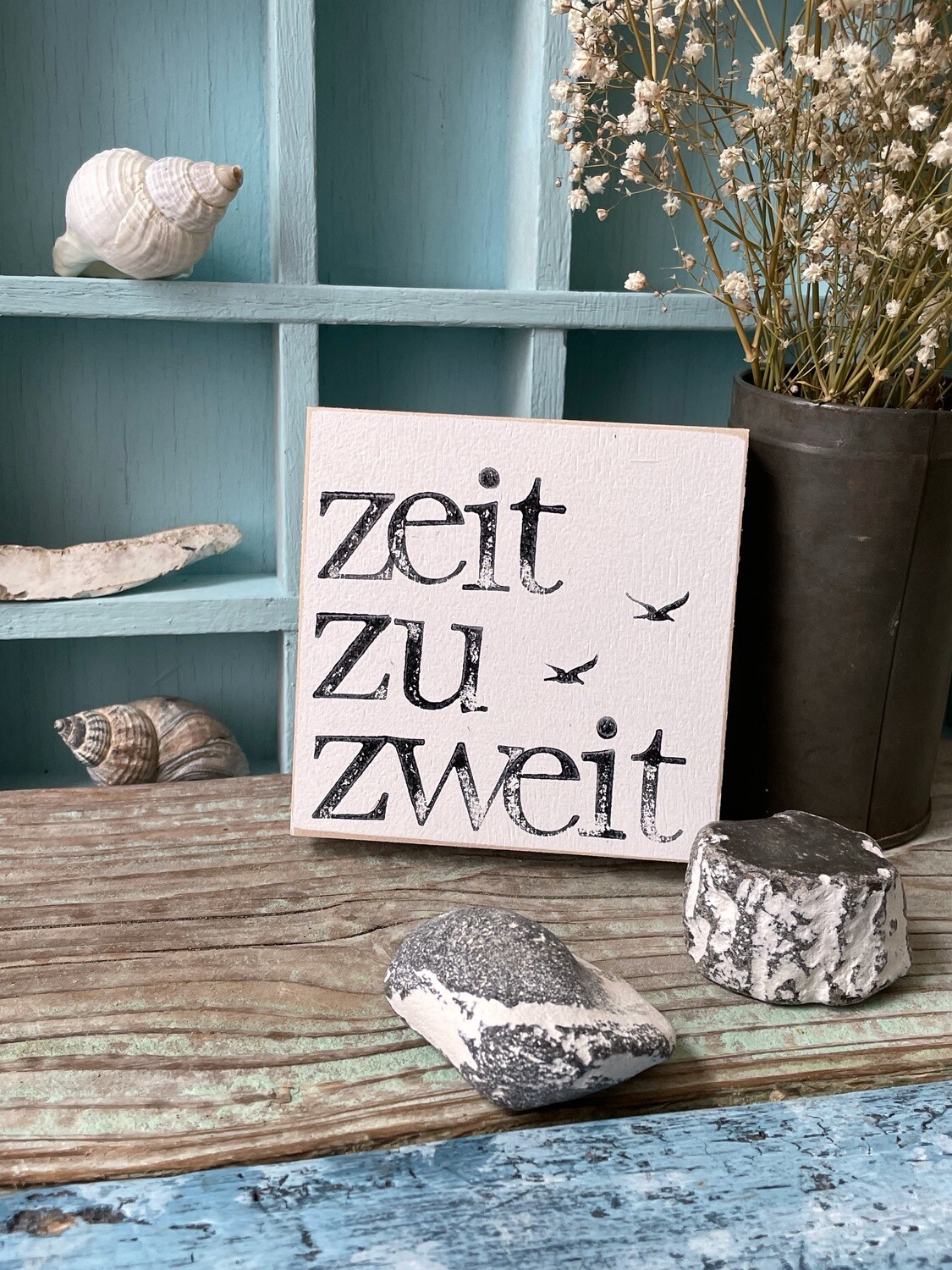 Schild "Zeit zu zweit"