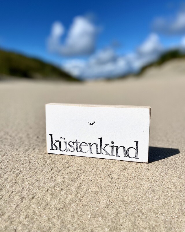 Schild "Küstenkind"