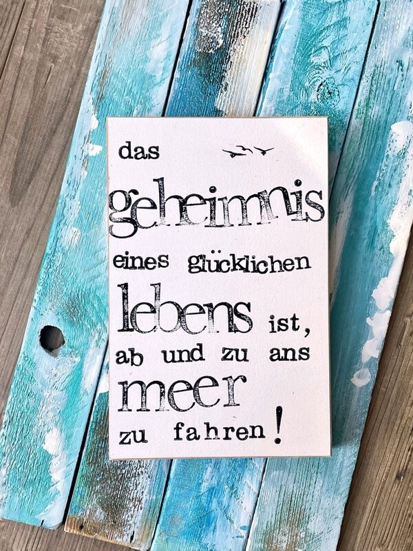 Schild „Das Geheimnis eines….“ Schild „Das Geheimnis eines….“
