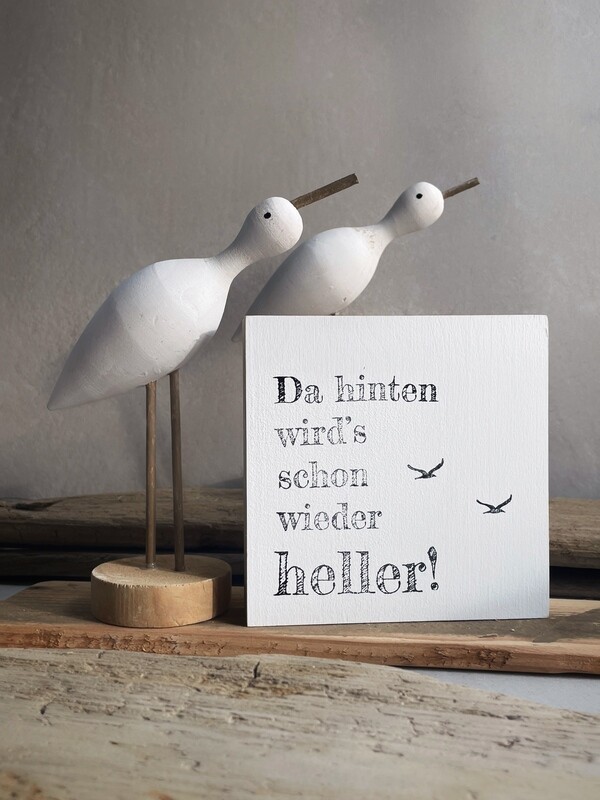 Möwen Pärchen aus Holz