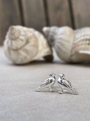 925er Silber Ohrstecker Möwen
