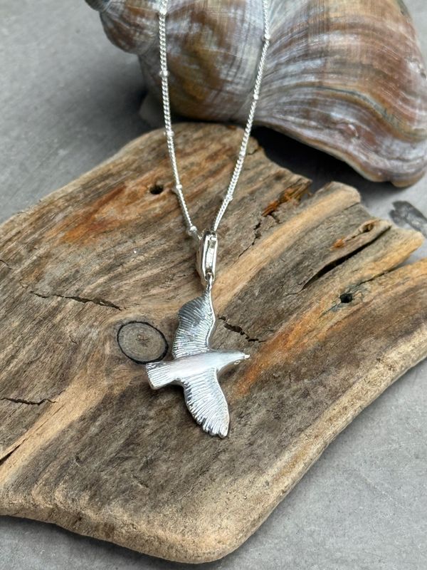 925er Silberkette Möwe