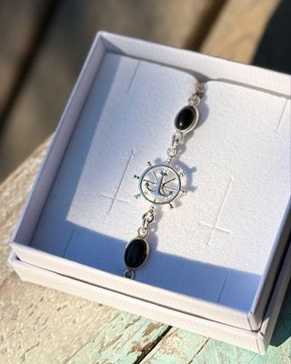 Glücksarmband Steuerrad/Anker