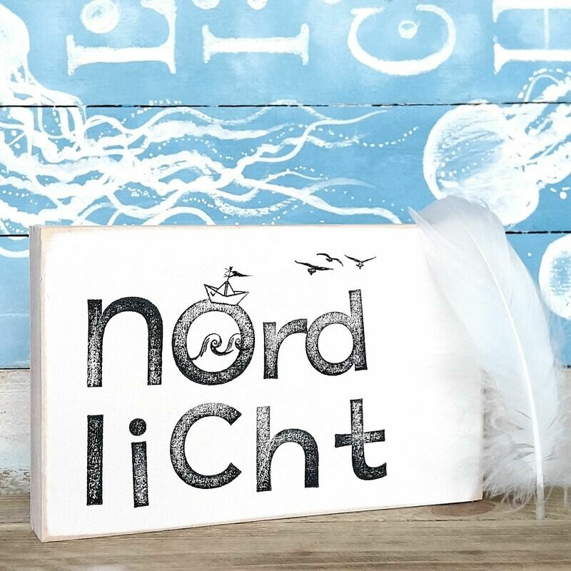 Schild "Nordlicht" groß
