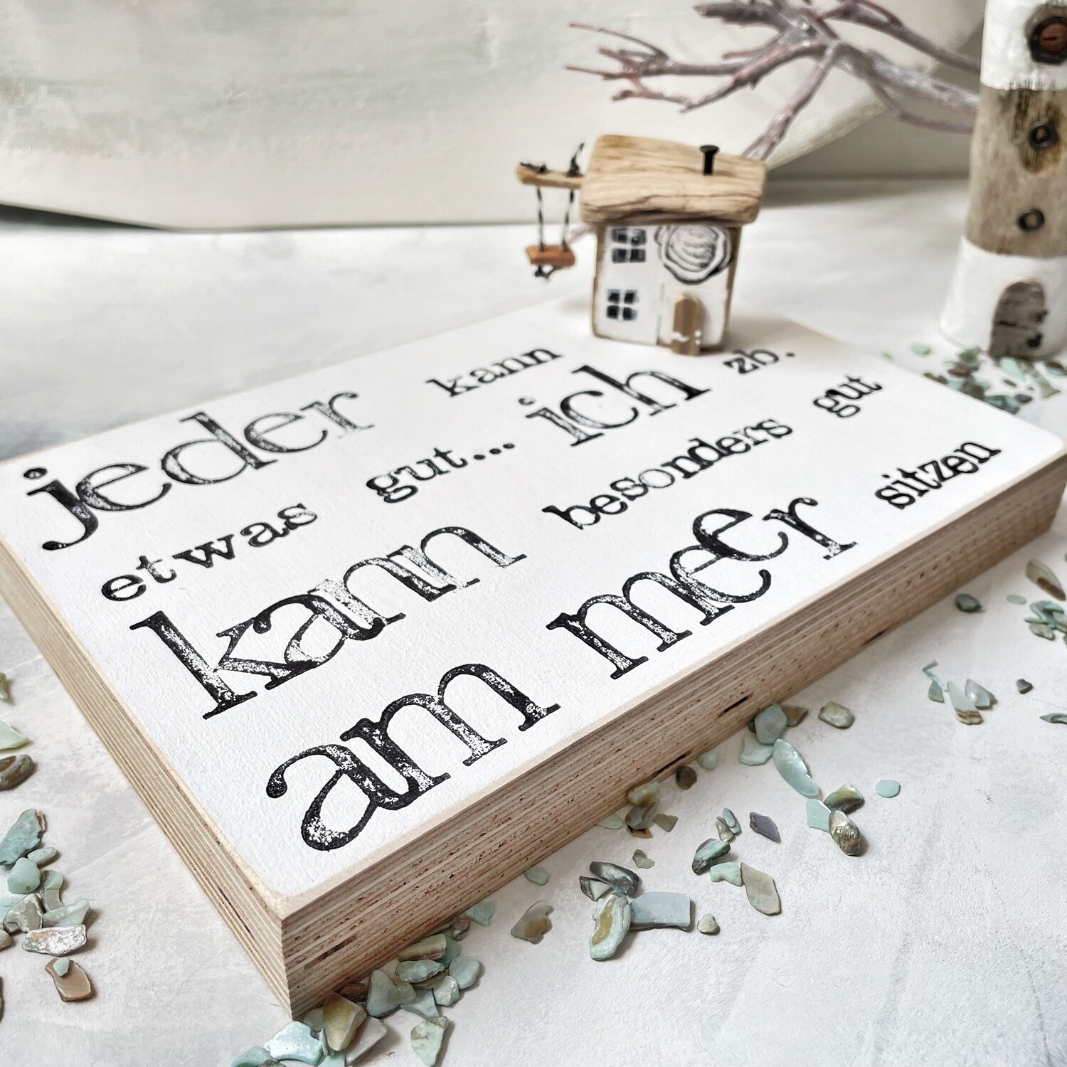 Schild Schild "Jeder kann etwas gut..."