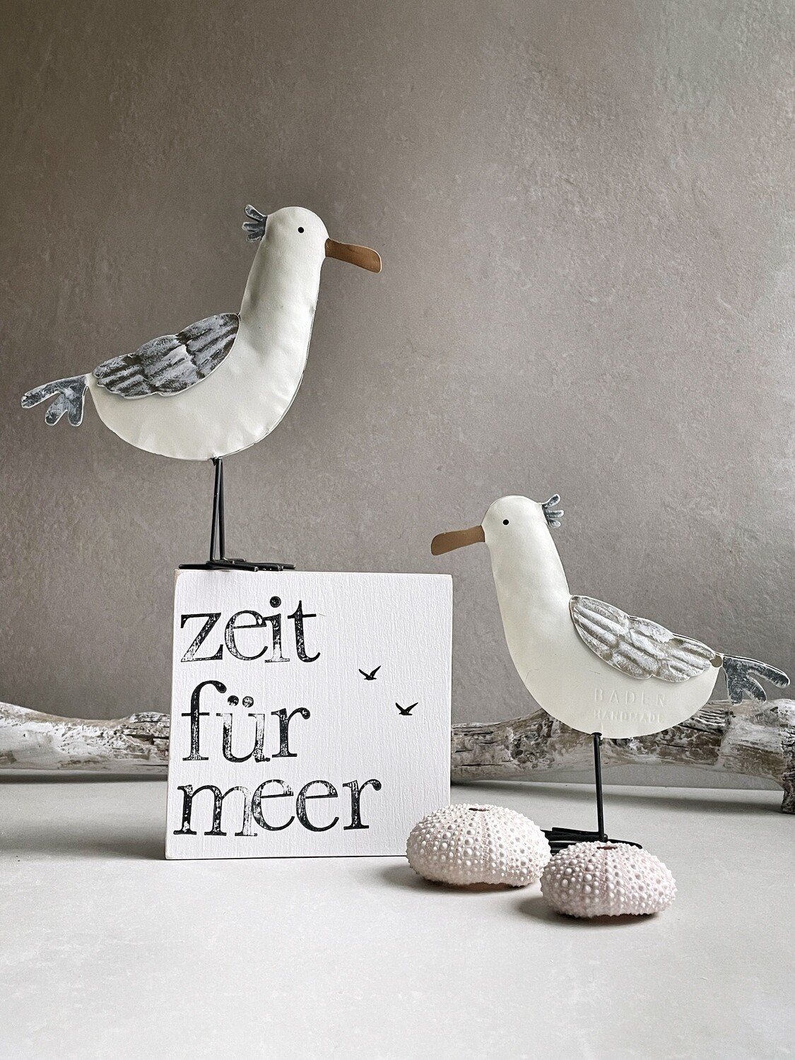 Deko Möwe aus Metall