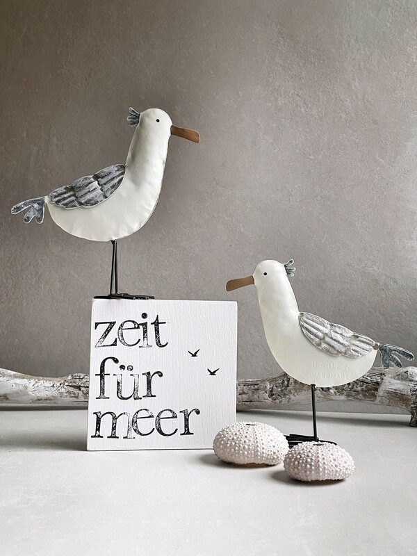 Deko Möwe aus Metall