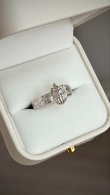 Meerfein ❤️ verstellbarer Ring, handgeschmiedet aus 925er Silber mit Wellhornschnecke Meerfein ❤️ verstellbarer Ring, handgeschmiedet aus 925er Silber mit Wellhornschnecke