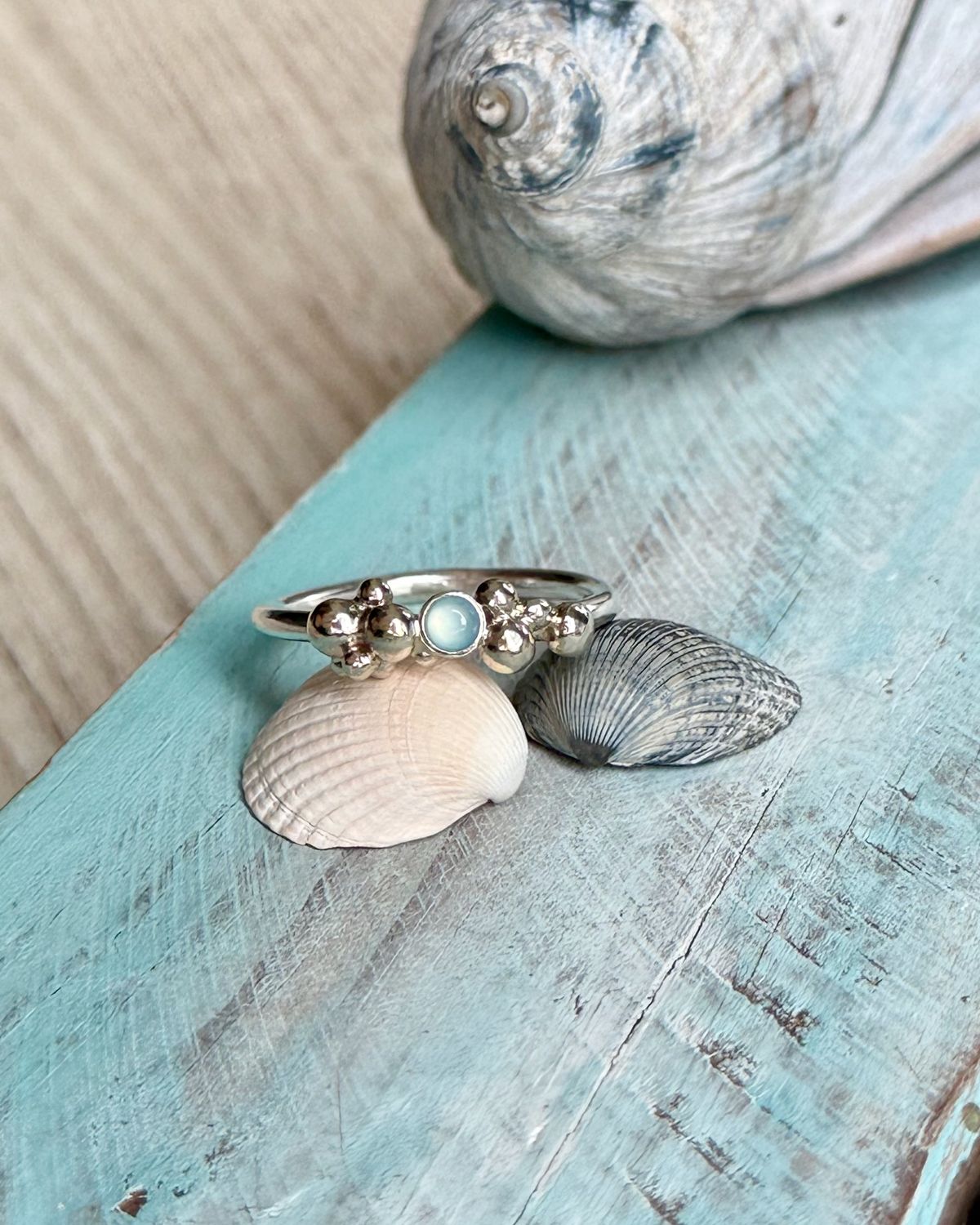 Meerfein ❤️ Neptun Ring aus 925er Silber