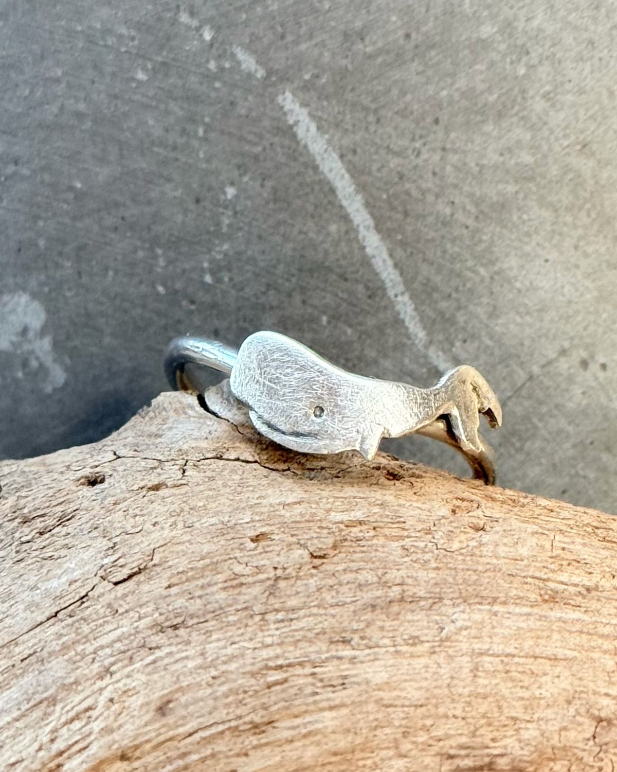 Reserviert für Kerstin! ❤️ Handgemachter Pottwal Ring ? ein kleines Unikat aus 925er Silber Reserviert für Kerstin! ❤️ Handgemachter Pottwal Ring ? ein kleines Unikat aus 925er Silber