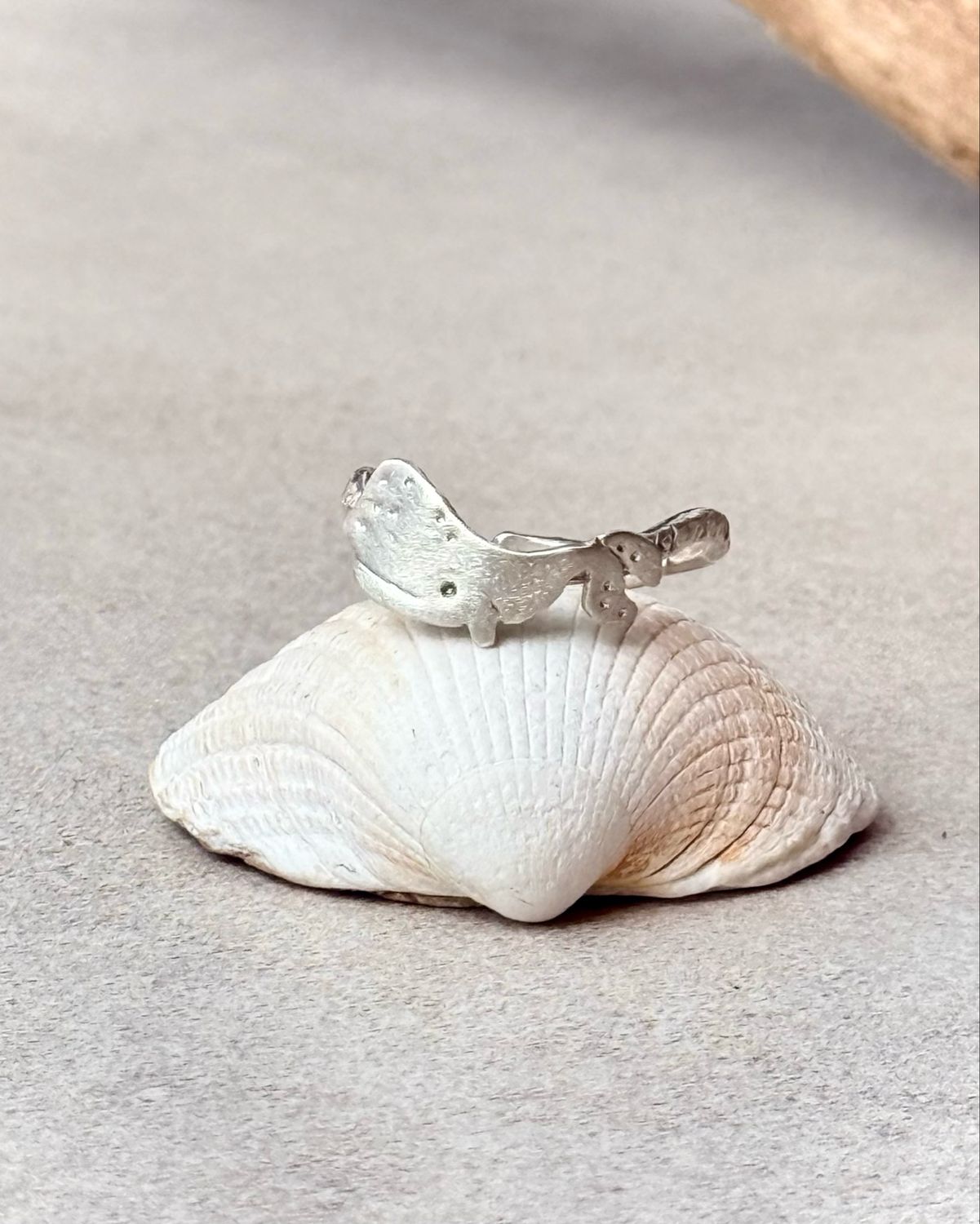 ❤️ Handgefertigter Pottwal Ring ? ein kleines Unikat aus 925er Silber ❤️ Handgefertigter Pottwal Ring ? ein kleines Unikat aus 925er Silber