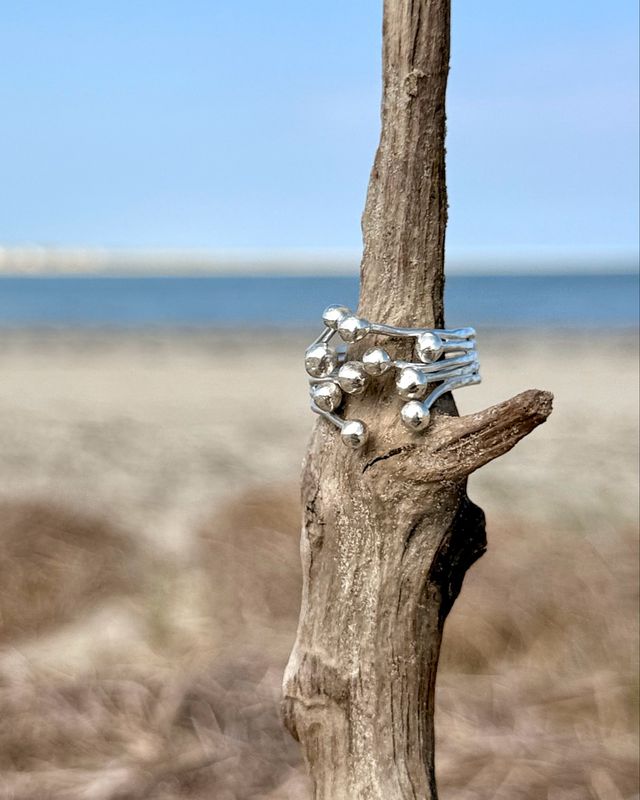 Strandperlen☀️ Ring aus 925er Silber