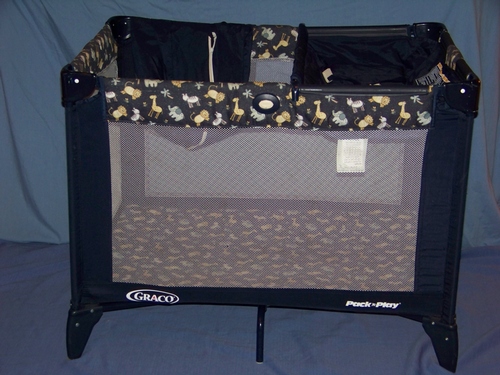 navy blue pack n play