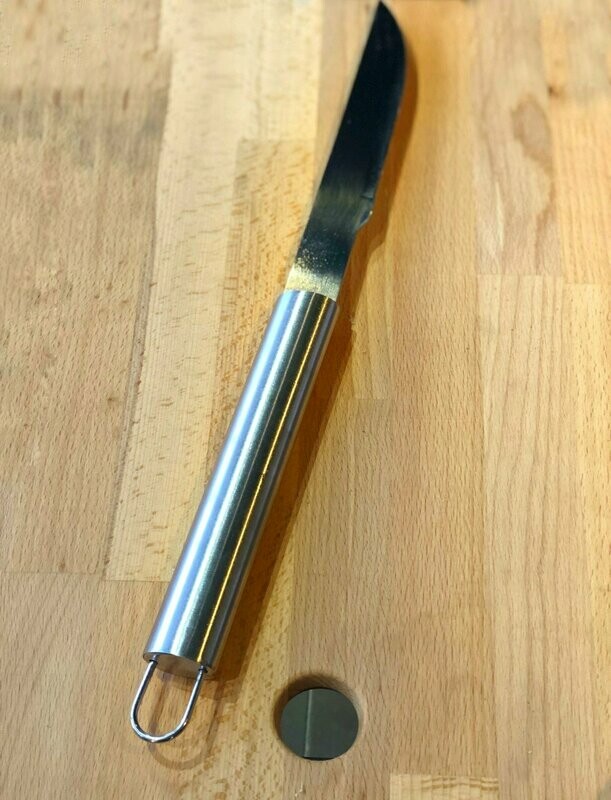 Cuchillo largo de acero inoxidable