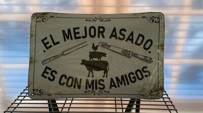 Placas decorativas con frases argentinas