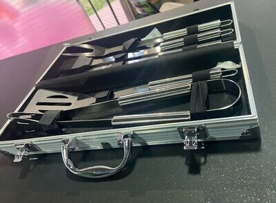 Kit de accesorios para bbq con maletín