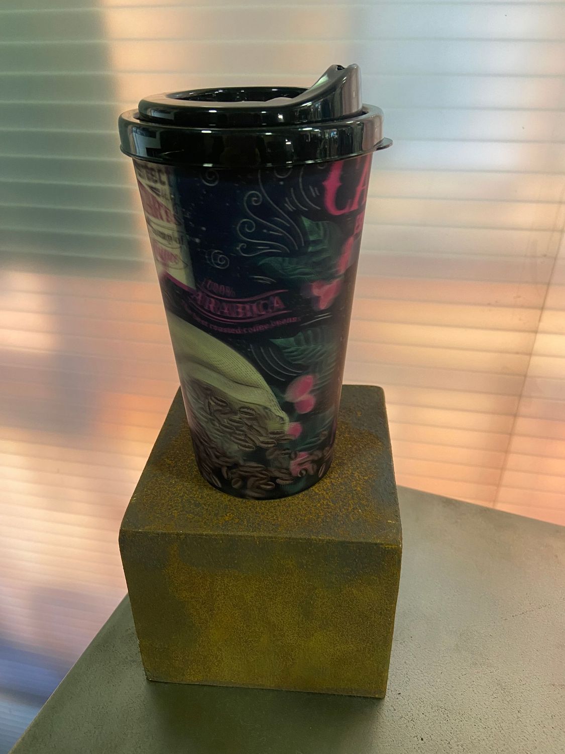 Vaso para cafés o bebidas calientes reutilizable