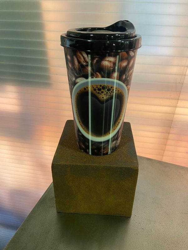 Vaso para cafés o bebidas calientes reutilizable