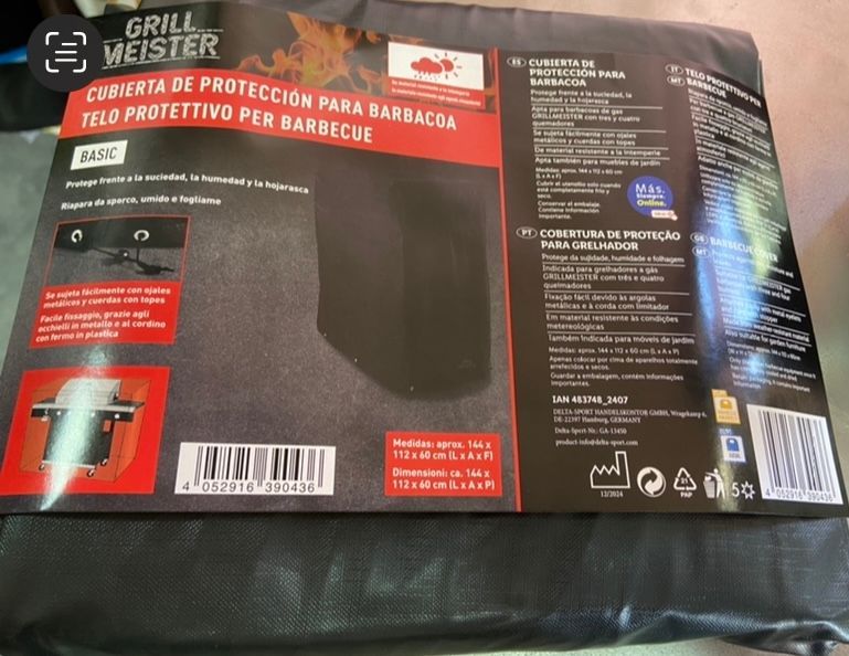 Funda para barbacoa