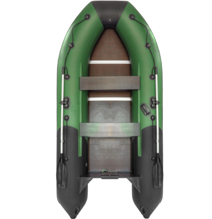 Лодка Ривьера 3400 Компакт СК зеленый/черный