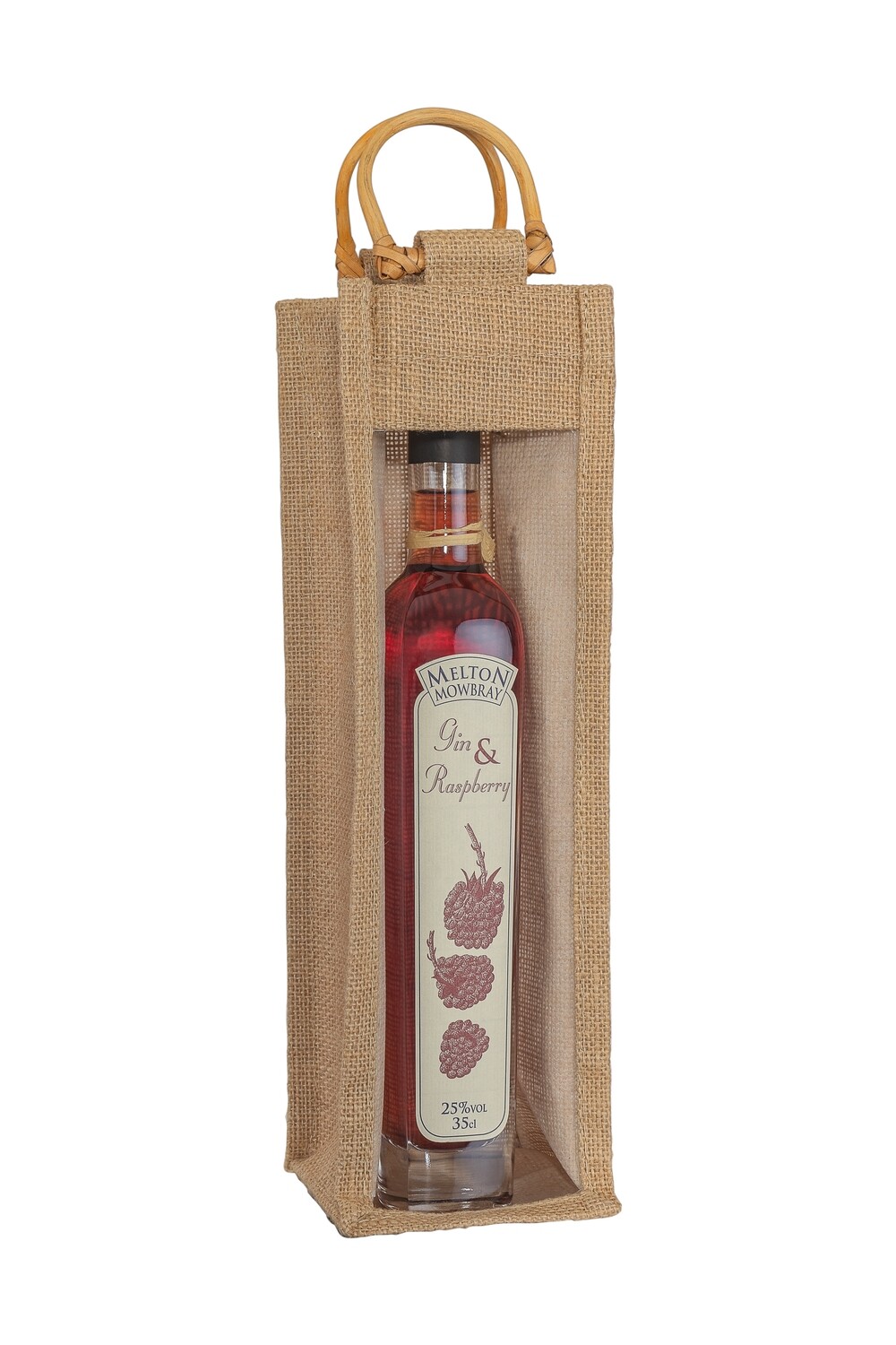 Gin &amp; Raspberry in Jute Bag