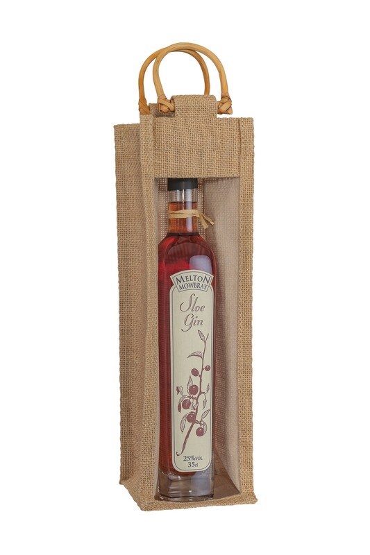 Sloe Gin in Jute Bag
