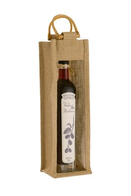 Liqueur in a Jute Bag