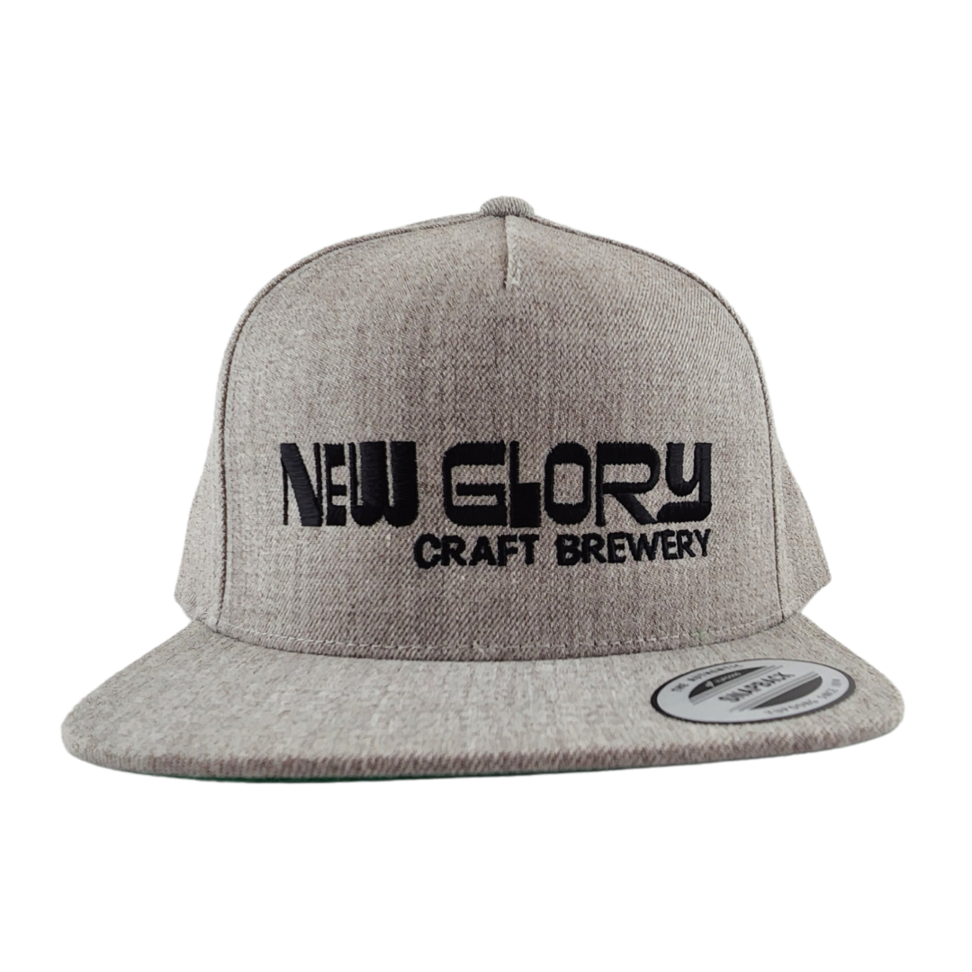 New Glory Snapback Hat (Heather Grey)