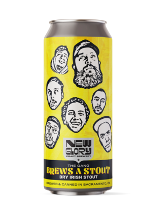 The Gang Brews a Stout (6) 4-Packs *Shipping for CA Only