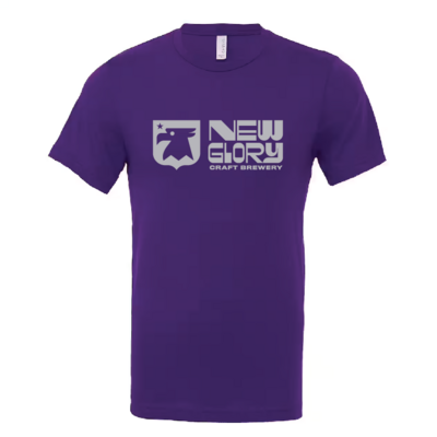 New Glory Logo Unisex Tee (Royal Purple)