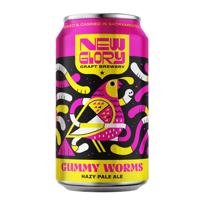 Gummy Worms Hazy Pale Ale (2) 12oz 12-Packs *Shipping for CA Only