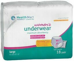 Women’s Underwear Large (Pull-Ups) 18 pair
