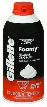 Gillette Foamy Shaving Foam-Regular / 11oz