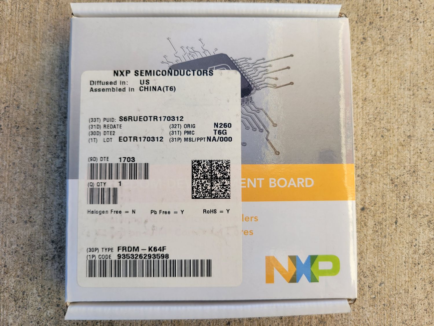NXP FRDM-K64F Dev Board