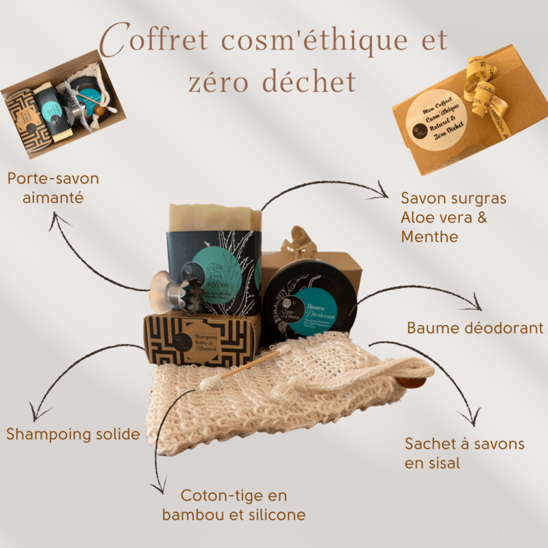 Coffret cosmétique zéro déchet Coffret cosmétique zéro déchet