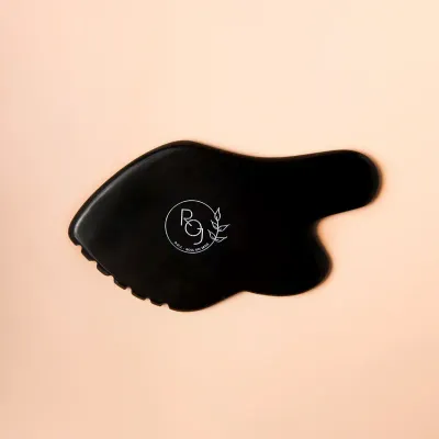 GUA SHA Obsidienne