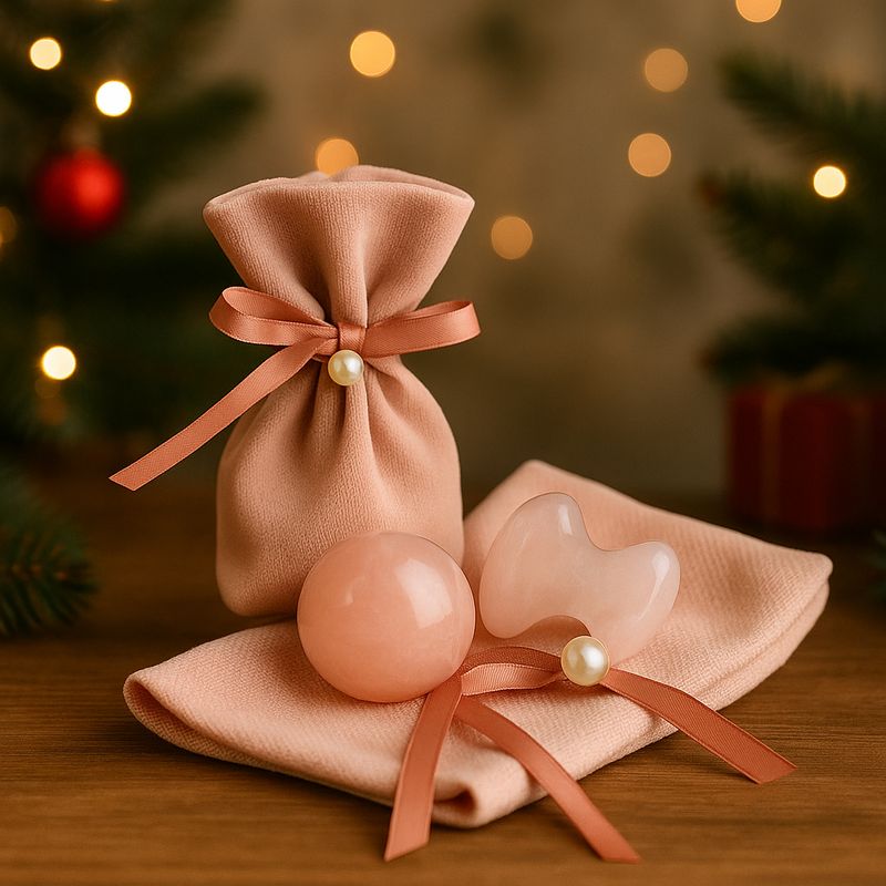 Paire de Mushrooms (2 champignons de massage en Quartz Rose) Paire de Mushrooms (2 champignons de massage en Quartz Rose)