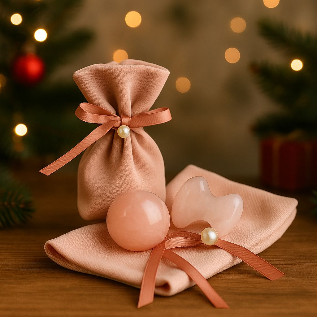 Paire de Mushrooms (2 champignons de massage en Quartz Rose) Paire de Mushrooms (2 champignons de massage en Quartz Rose)