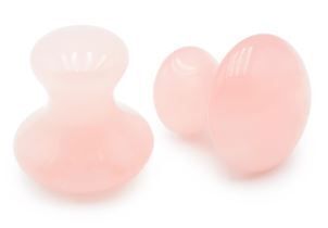 Paire de Mushrooms (2 champignons de massage  en Quartz Rose)